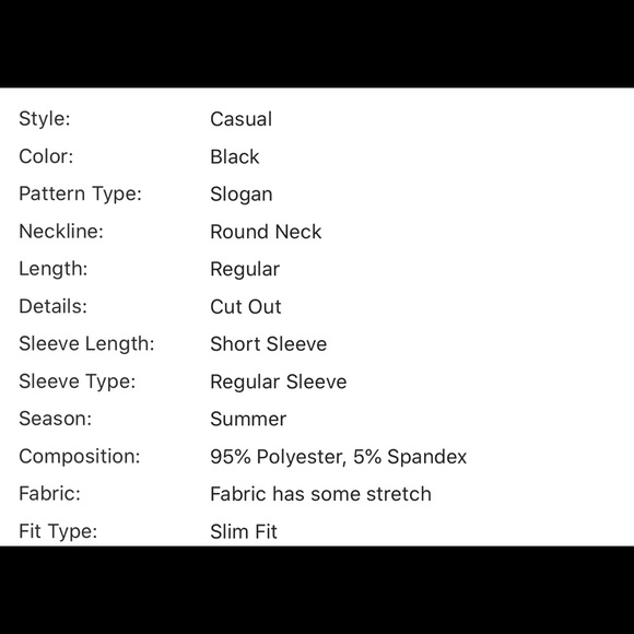 Plus Asymmetric Cutout Shoulder Slogan Print Tee - Picture 4 of 5